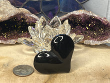 Load image into Gallery viewer, Obsidian Puffy Hearts