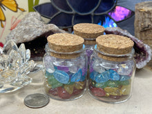 Load image into Gallery viewer, Rainbow Aura Quartz Tumble Jar