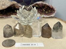 Load image into Gallery viewer, Scenic (Garden or Lodolite) Quartz Tower (point) Sets