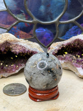 Load image into Gallery viewer, Black Tourmaline in Quartz Spheres