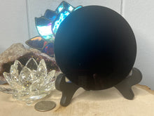 Load image into Gallery viewer, Obsidian Scrying Mirrors with Stands