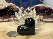 Load image into Gallery viewer, Obsidian Puffy Hearts