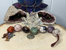 Load image into Gallery viewer, Hanging Chakra Tumble Macrame Sets
