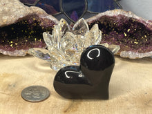 Load image into Gallery viewer, Obsidian Puffy Hearts