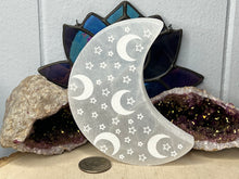 Load image into Gallery viewer, Selenite Moons and Stars