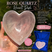 Load image into Gallery viewer, Rose Quartz Heart Bowl