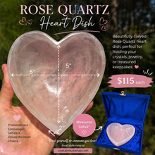Load image into Gallery viewer, Rose Quartz Heart Bowl
