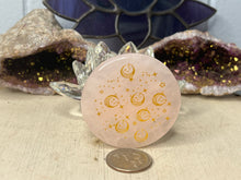 Load image into Gallery viewer, Rose Quartz Embossed Discs