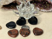 Load image into Gallery viewer, Various Crystal Heart Worry Stones