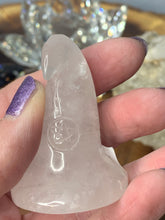 Load image into Gallery viewer, Quartz and Rose Quartz Witch Hats