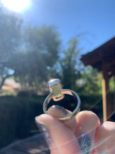 Load image into Gallery viewer, Moldavite Sterling Silver Rings