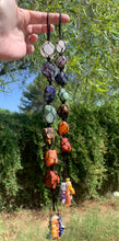 Load image into Gallery viewer, Hanging Chakra Tumble Macrame Sets