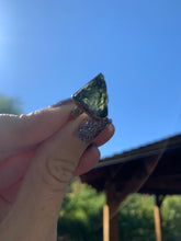 Load image into Gallery viewer, Moldavite Sterling Silver Rings
