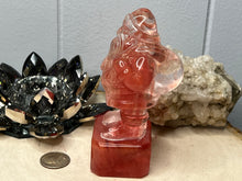 Load image into Gallery viewer, Smelted Red Quartz Santa
