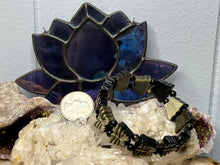 Load image into Gallery viewer, Gold Sheen Obsidian Butterfly Bracelets