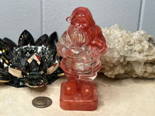 Load image into Gallery viewer, Smelted Red Quartz Santa