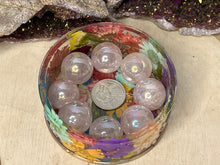 Load image into Gallery viewer, Aura Rose Quartz Marbles