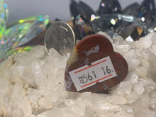 Load image into Gallery viewer, Red Moss Agate Hearts