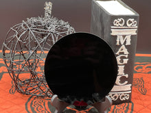 Load image into Gallery viewer, Obsidian Scrying Mirrors with Stands