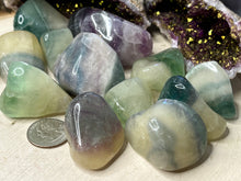 Load image into Gallery viewer, Fluorite with Calcite Tumbles