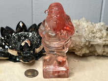 Load image into Gallery viewer, Smelted Red Quartz Santa