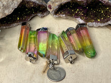 Load image into Gallery viewer, Various Colors Aura Quartz Pendants