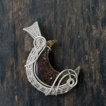 Load image into Gallery viewer, Moss Agate Wire Wrapped Pendants