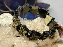 Load image into Gallery viewer, Gold Sheen Obsidian Butterfly Bracelets