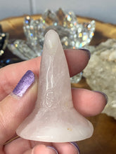 Load image into Gallery viewer, Quartz and Rose Quartz Witch Hats