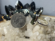 Load image into Gallery viewer, Moldavite Sterling Silver Rings