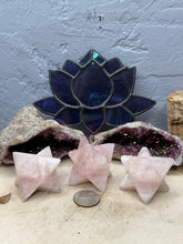 Load image into Gallery viewer, Rose Quartz Merkabah

