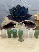 Load image into Gallery viewer, Quartz and Aventurine Jack and Sally Figurine
