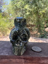 Load image into Gallery viewer, Serpentine Skull with Snake
