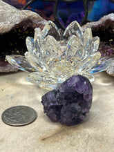 Load image into Gallery viewer, Small Amethyst Geode Hearts
