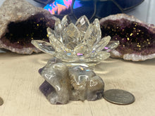 Load image into Gallery viewer, Chevron Amethyst Frog
