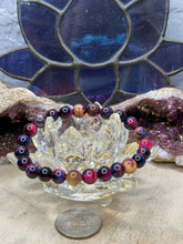 Load image into Gallery viewer, Enhanced Multicolor Tiger Eye Bracelets
