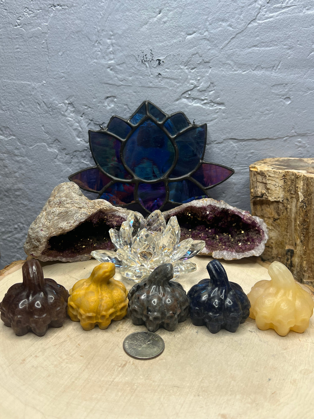 Pumpkin with Skull Heads