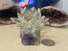 Load image into Gallery viewer, Chevron Amethyst Frog
