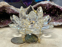 Load image into Gallery viewer, Labradorite Gold Plated Adjustable Bracelet
