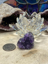 Load image into Gallery viewer, Small Amethyst Geode Hearts
