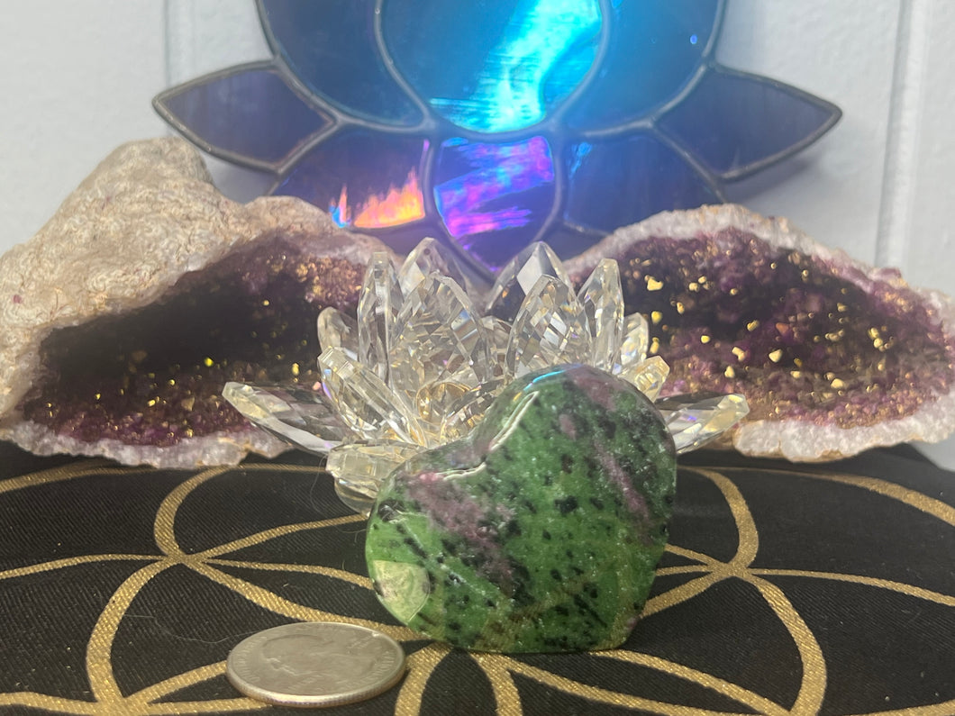 Ruby in Zoisite Heart