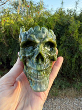 Load image into Gallery viewer, Serpentine Skull Planter
