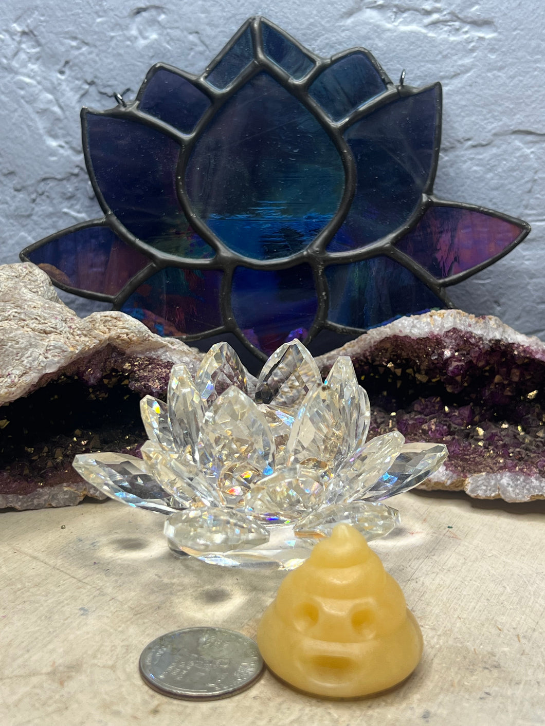 Calcite Poomoji Figure