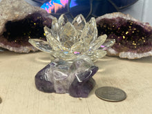 Load image into Gallery viewer, Chevron Amethyst Frog
