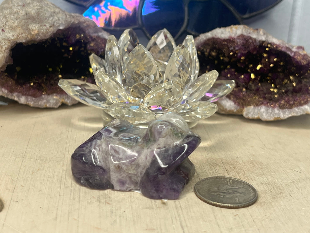 Chevron Amethyst Frog