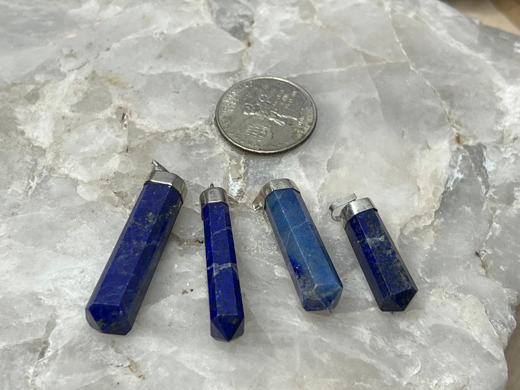 Lapis Sterling Silver Pendants
