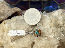 Load image into Gallery viewer, #3246 Size 6 Oyster Turquoise Sterling Silver Ring
