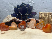 Load image into Gallery viewer, Carnelian Druzy Hearts

