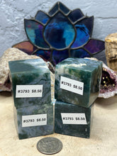 Load image into Gallery viewer, Moss Agate Cubes
