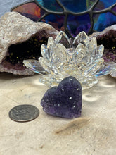 Load image into Gallery viewer, Small Amethyst Geode Hearts
